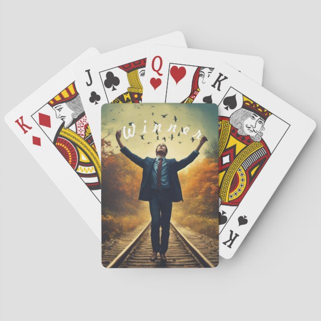 Un jeu standard de cartes à jouer contient un tota (dos)