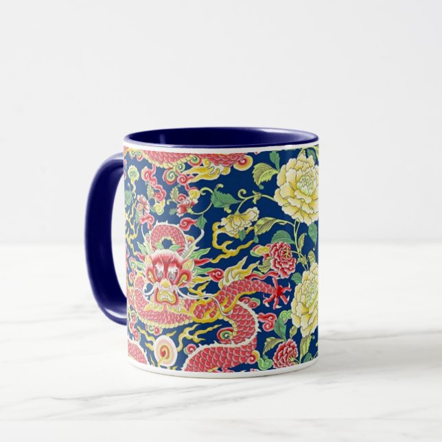 Un joli Philip Jacobs Tissu Dragon Mug (Devant gauche)