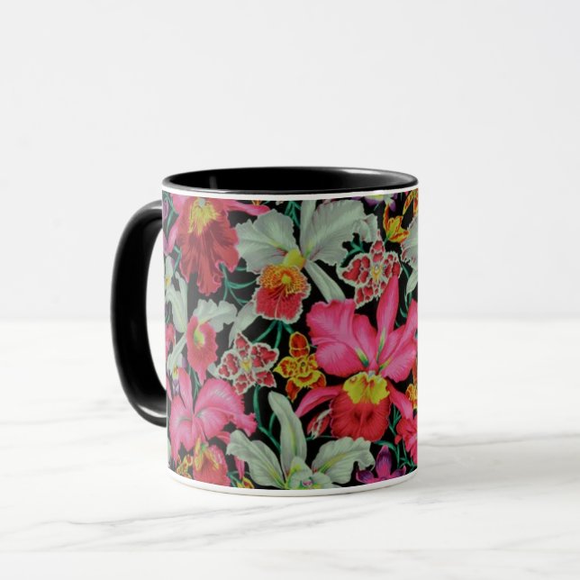 Un joli Philip Jacobs Tissu Orchid Mug (Devant gauche)