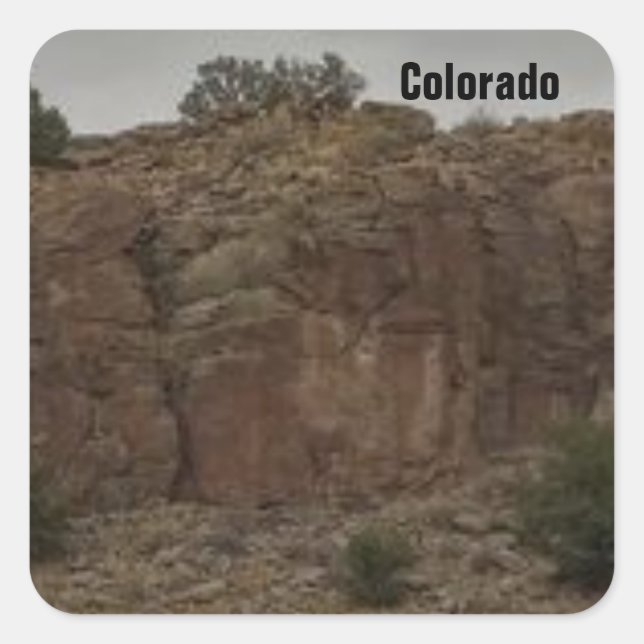 Un Joli Stickers Photo Colorado (Devant)