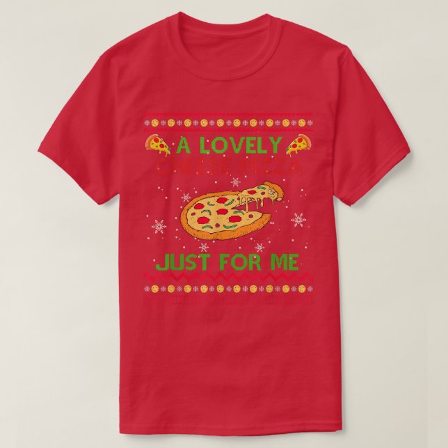 Un Joli T-Shirt De Pizza Au Fromage (Design devant)