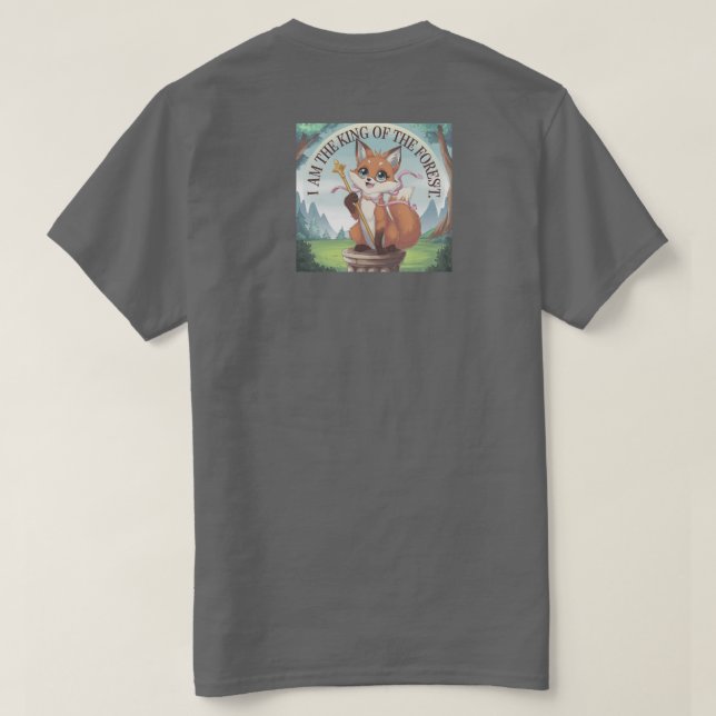 Un joli T-shirt renard style Anime (Design dos)