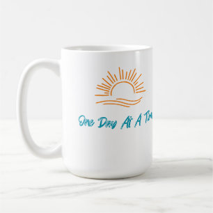 Un Jour À La Fois Café Mug Sober Life 15oz