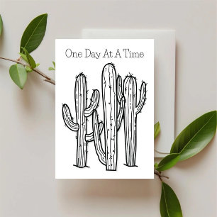 Un Jour à la Fois — Carte de soutien Desert Ink