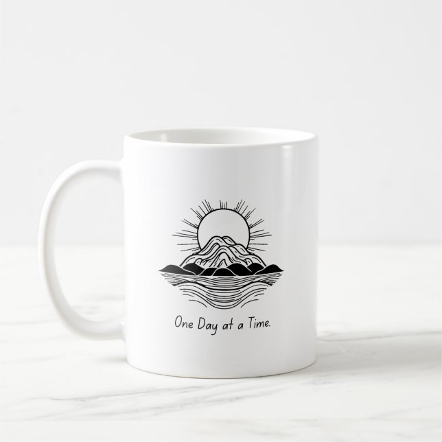 Un jour à la fois Citation Mug (Gauche)