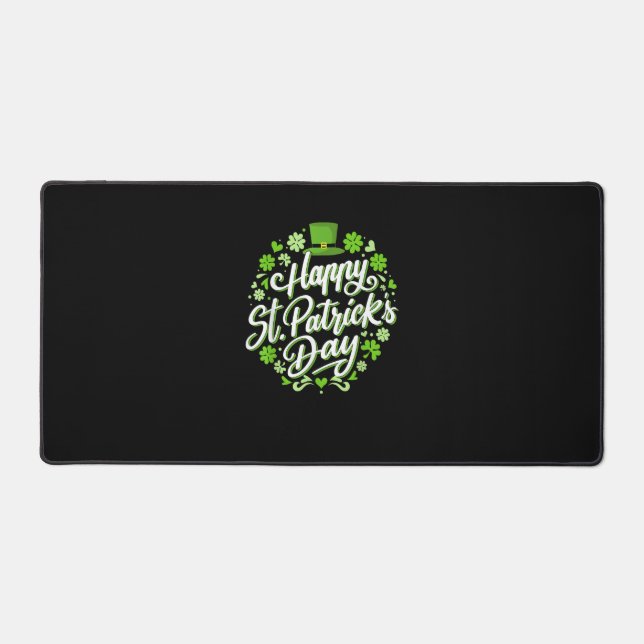 Un Jour de la Saint Patrick heureux avec des shamr (Recto)