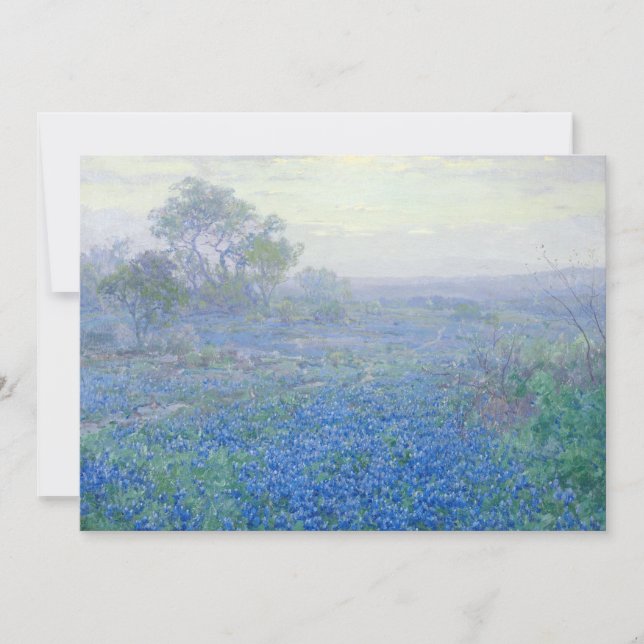 Un jour nuageux, Bluebonnets | Julian Onderdonk (Devant)