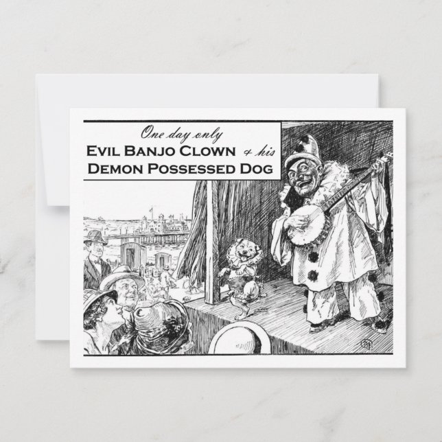 Un Jour Seulement : Evil Banjo Clown (Devant)
