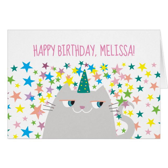 Un joyeux anniversaire à Unicorn (Devant horizontal)