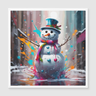Un joyeux calendrier Snowman