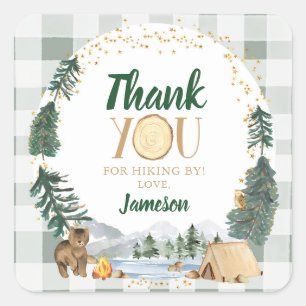 Un joyeux Camper Stickers de fête d'anniversaire