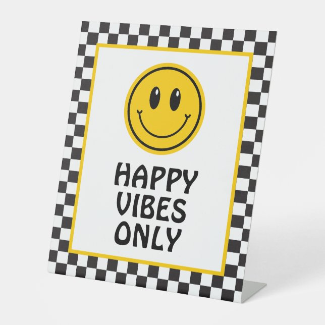 Un joyeux Mec Sourire Signes de table (Recto)