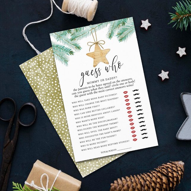 Un Joyeux Petit Baby shower Devine Qui Joue (Créateur téléchargé)