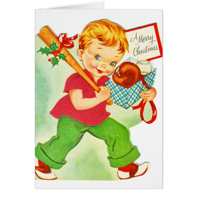 Un joyeux petit garçon Noël Père Noël Noël (Devant)