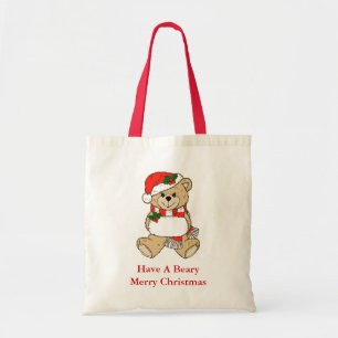 Un joyeux sac cadeau de Noël de bière