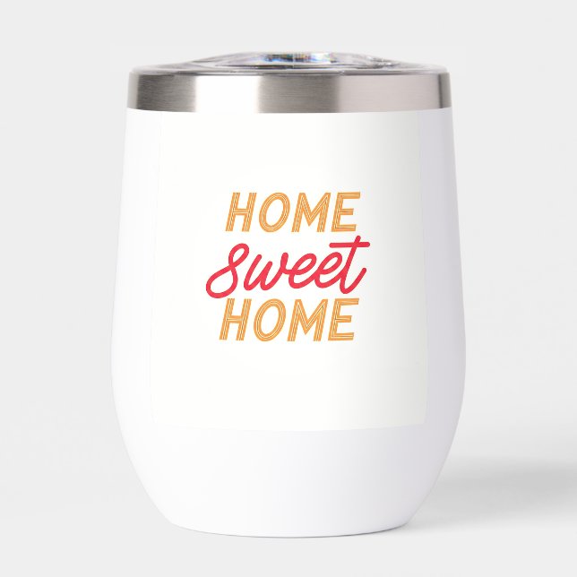 Un Jug élégant avec design "Home Sweet Home" (Avant)