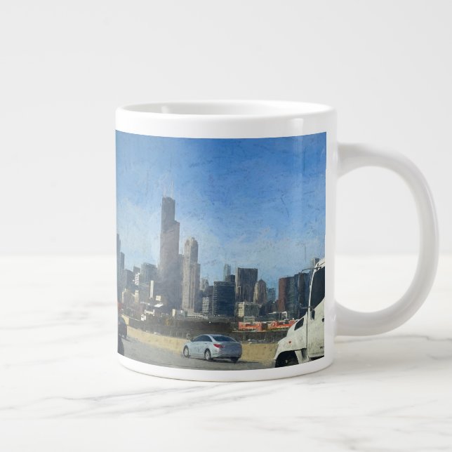 Un Jumbo Café Mug à Chicago (Droite)