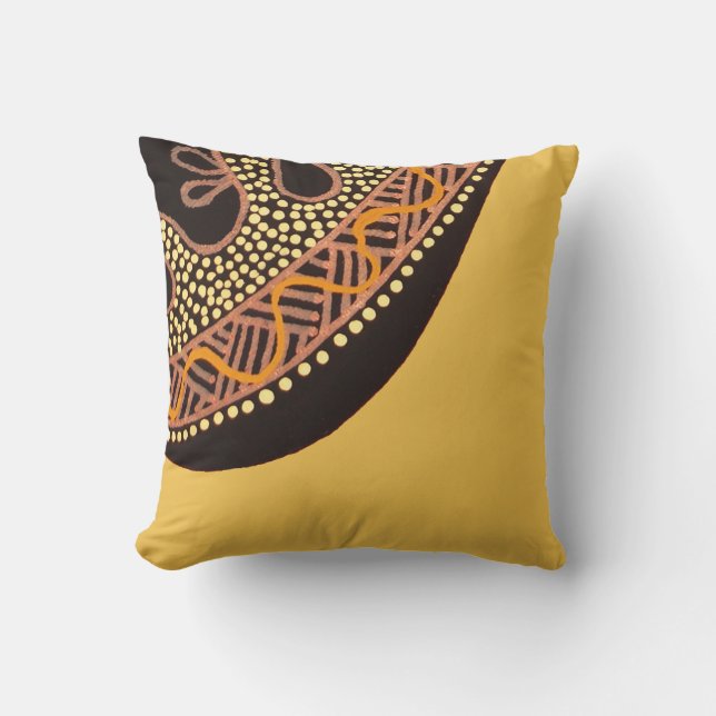 Un Kangaroo Accent Coussin Cushion (Recto)