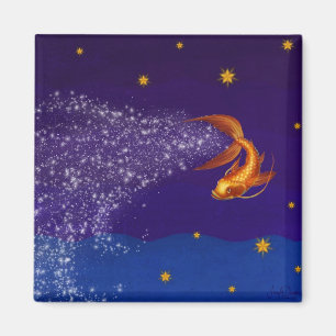 Un Koi parmi les étoiles - aimant