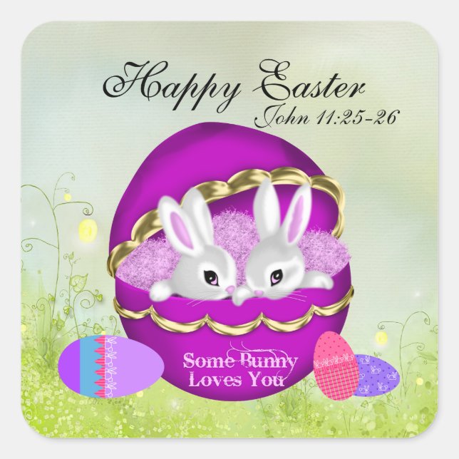 Un Lapin Aime Que Vous Sticker (Devant)