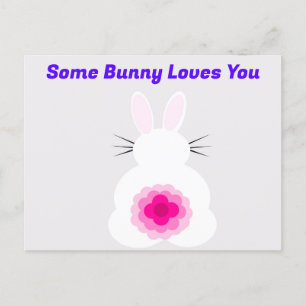 Un Lapin Vous Aime Carte Postale