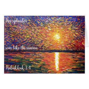 Un lever de soleil sain Habakkuk