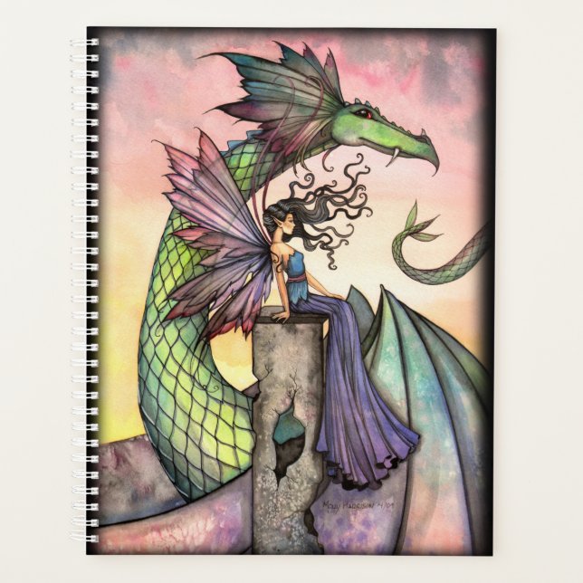 Un lieu lointain Fée et Dragon Art Fantastique (Devant)