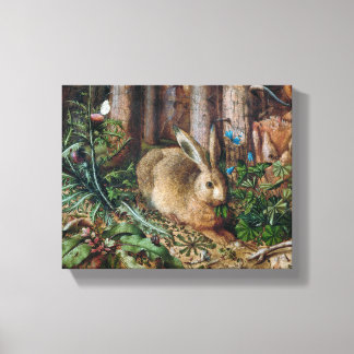 Un lièvre dans la forêt (1585) , Toile