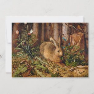 Un lièvre dans la forêt   Hans Hoffmann