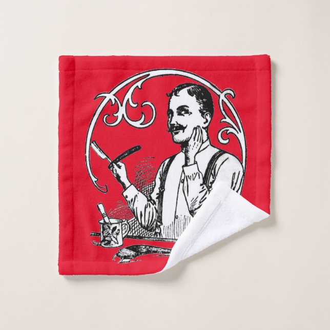 Un linge de toilette de rasoir (Gant de toilette)