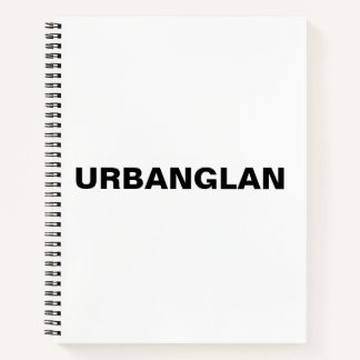 Un livre élégant qui a la conception de police URB