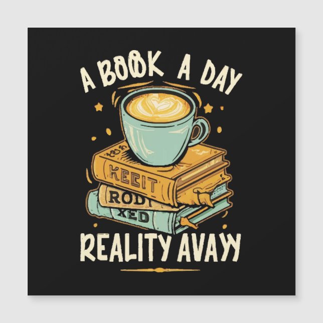 Un livre par jour éloigne la réalité (Devant)