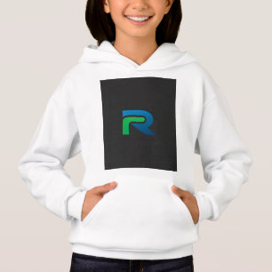 un logo noir et vert avec la lettre r