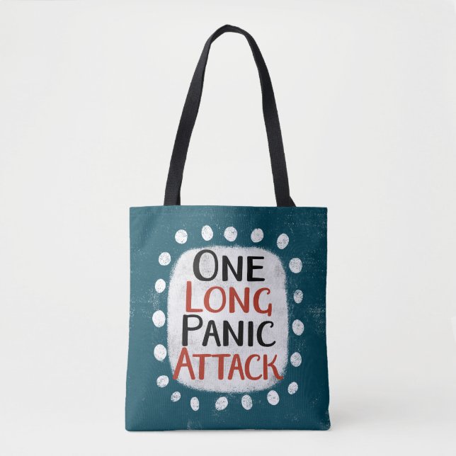Un long Sac fourre-tout d'attaque de panique (Devant)