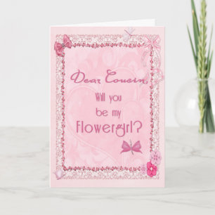 Un look artisanal Invitation Flower Girl