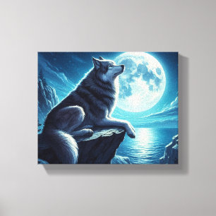 Un Loup Dans La Nuit, Toile Étendue