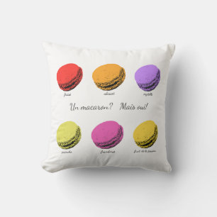 Un macaron ? Mais oui ! Coussin décoratif