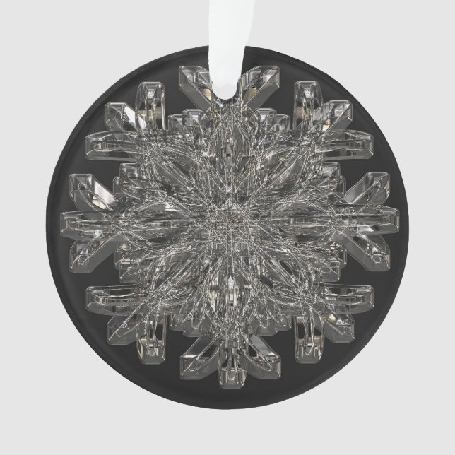 Un magnifique flocon de neige (devant)