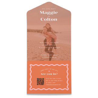 Un Mariage de marguerite tout en une invitation