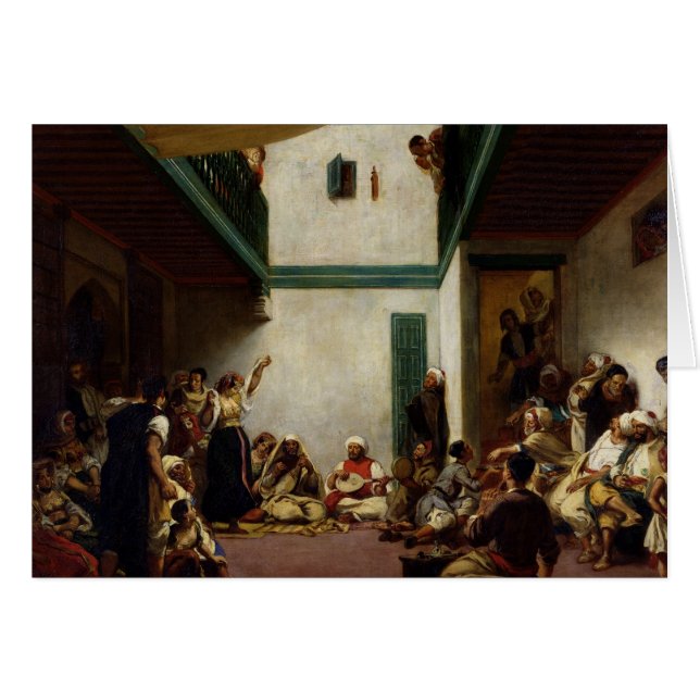 Un mariage juif au Maroc, 1841 (Devant horizontal)