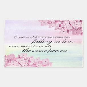 "Un mariage réussi..." citation Sticker