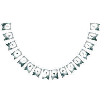 Un Mariage rustique vient de se marier banderole