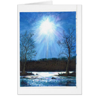 Un matin froid d'hiver chez fleuve Potomac