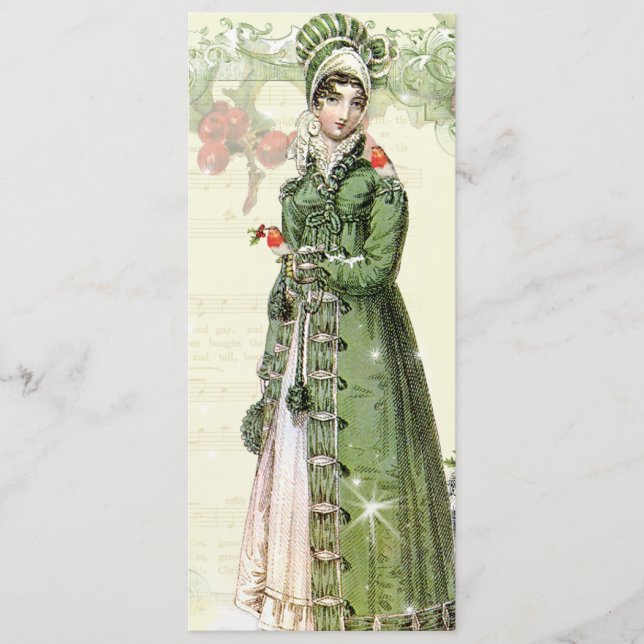 Un menu inspiré de Noel Jane Austen (Devant)