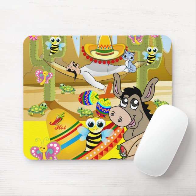 Un Mexicain Chien Digne De Souris Pad! Tapis de so (Avec souris)