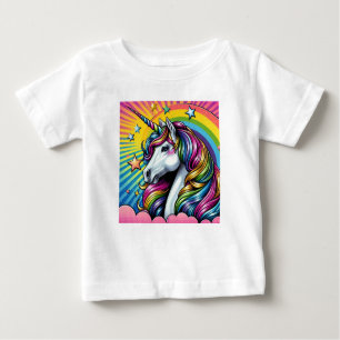 Un mignon T-shirt bébé à licorne !