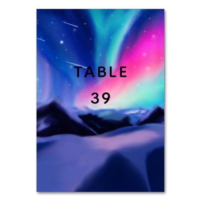 Un Million D'Aurora Dreams Numéro De Table (Par défaut)