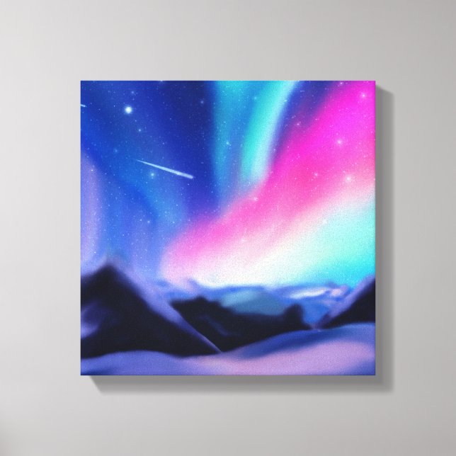 Un Million D'Aurora Dreams Toile Impression (Recto)