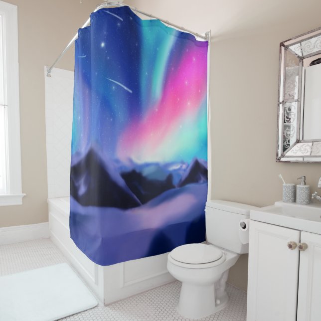 Un Million D'Aurora Rêve Le Rideau De Douche (En situation)