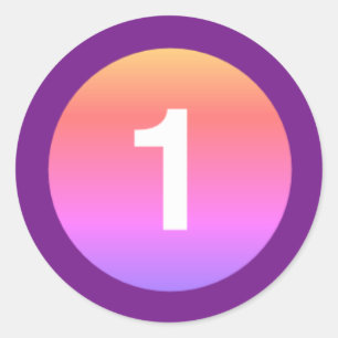 UN MOIS BÉBÉ INFANT STICKER AGE AGE 72MARKETING